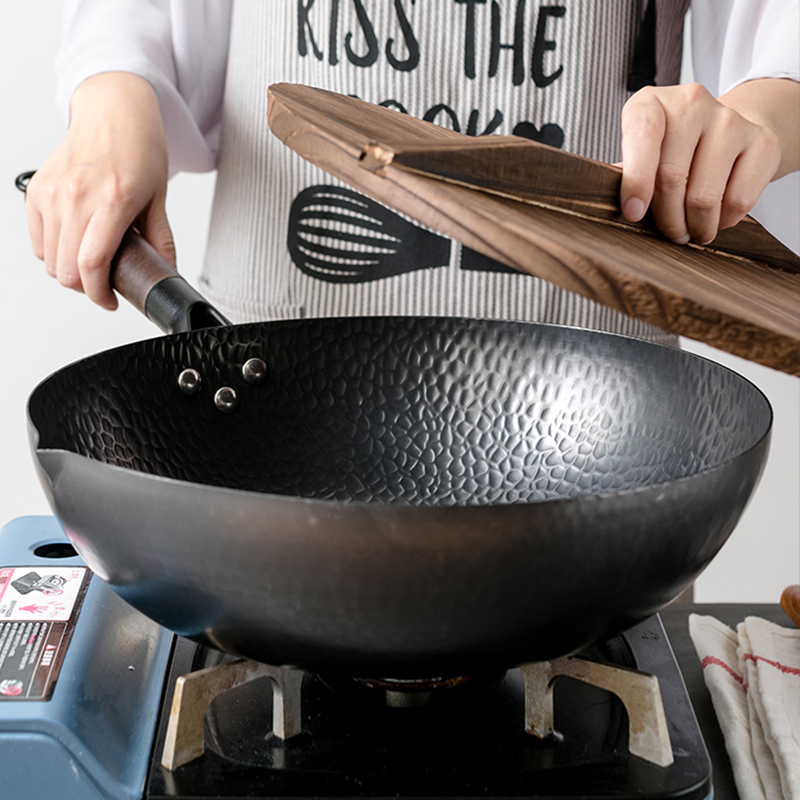 Wok Electric Flat - Set di padelle Wok in acciaio