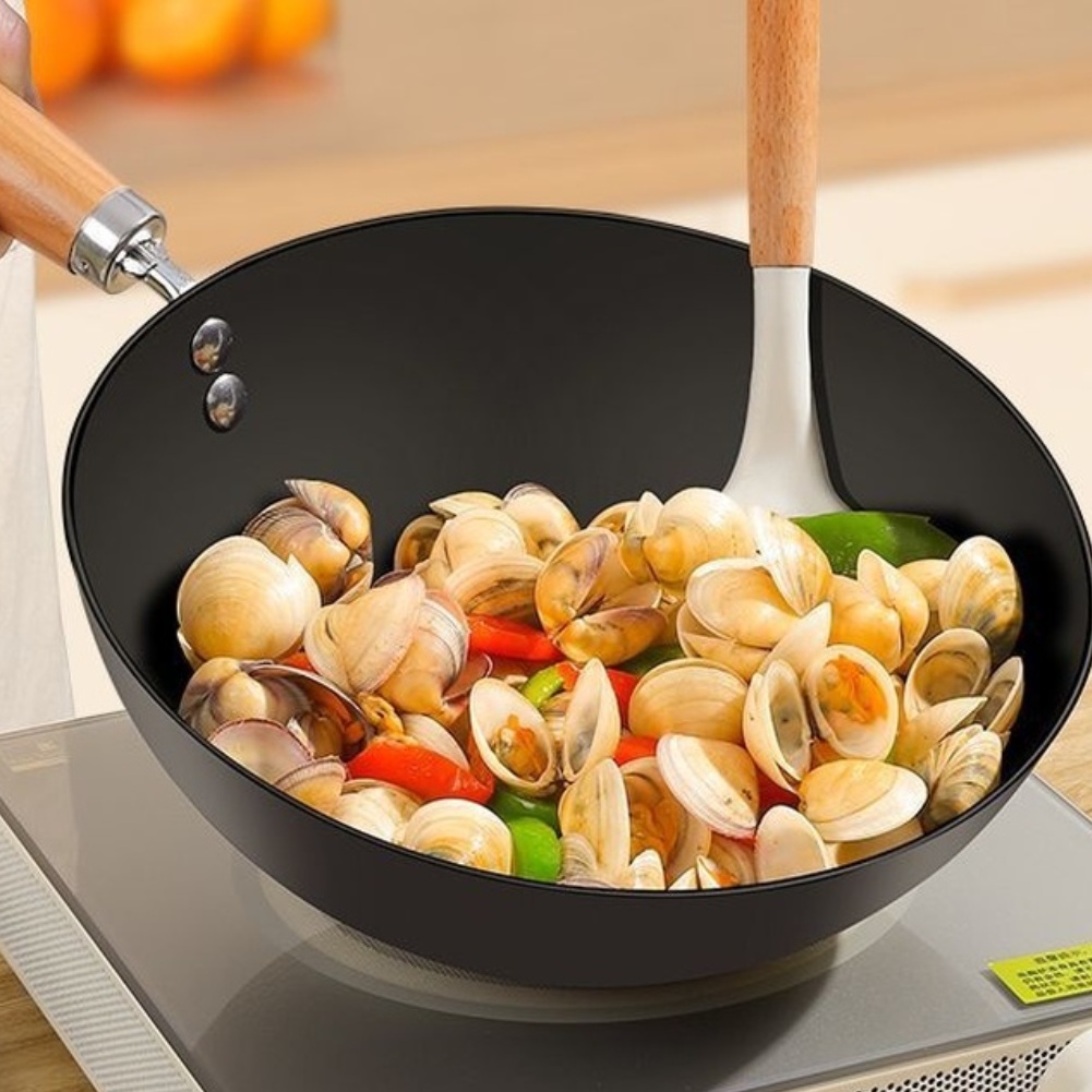 Wok Electric Flat - Wok in Ghisa per Una Persona,