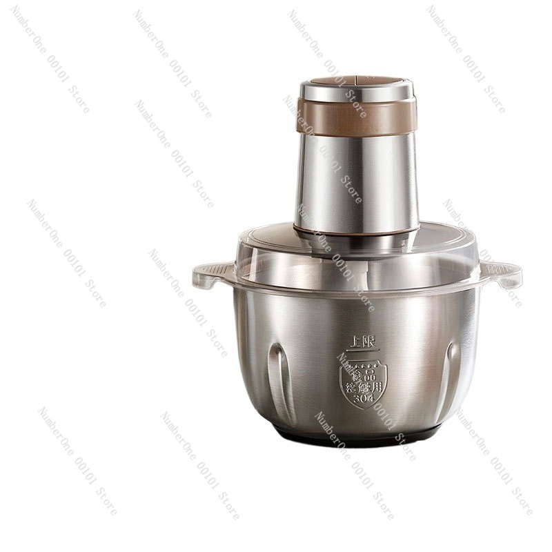 Food Processor Large - Tritacarne domestico, grande capacità, piccolo frullatore,