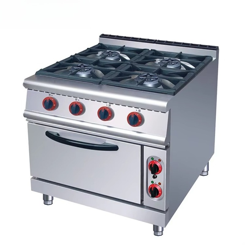 Kitchen Appliances For Restaurant - Cucina a Gas Combinata con Forno,