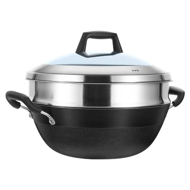 Wok Electric Flat - Padella a fondo piatto Wok in