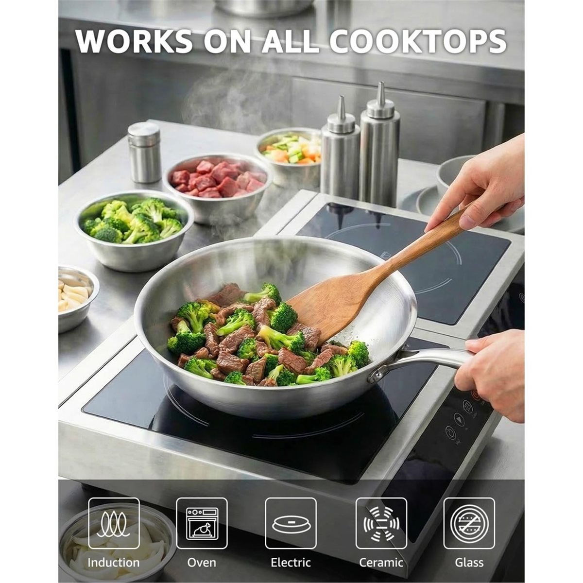 Wok Premium da 12 Pollici in A - Wok Electric Flat recensione e prezzo