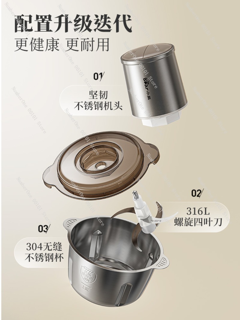 Tritacarne in acciaio inossida - Food Processor Large recensione e prezzo