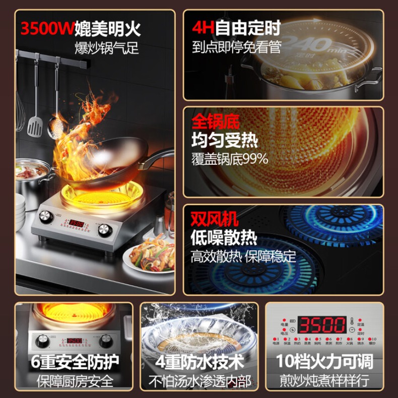Stufa elettrica in ceramica Fo - Wok Electric Flat recensione e prezzo