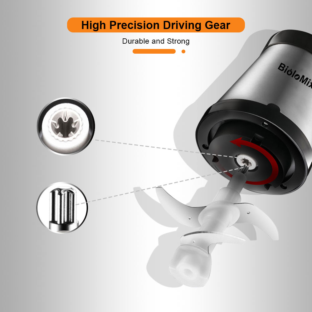 BioloMix 2 velocità 500W accia - Food Processor Large recensione e prezzo