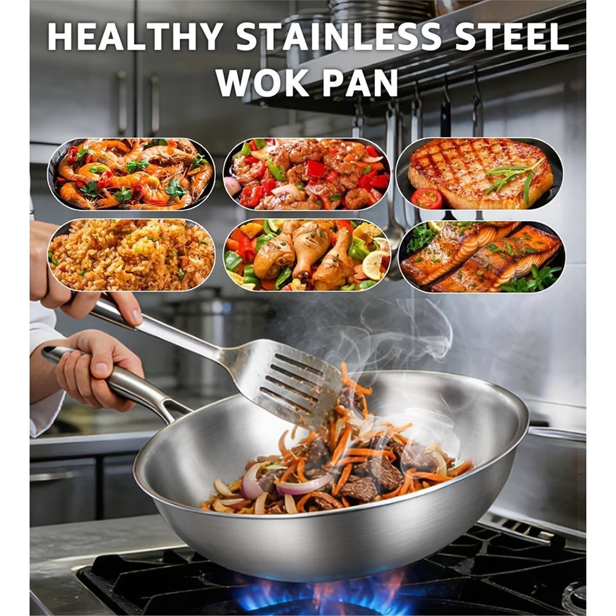 Wok in Acciaio Inox Tri-Ply da - Wok Electric Flat recensione e prezzo